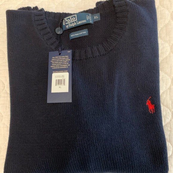 Polo Ralph Lauren Other - Polo Sweater XL - new with tags - Navy